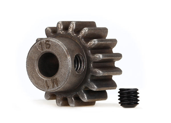 Traxxas Gear 16T pinion 1.0 metric pitch for 5mm shaft - 6489X