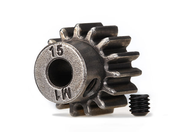 Traxxas Gear 15T pinion 1.0 metric pitch for 5mm shaft - 6487X
