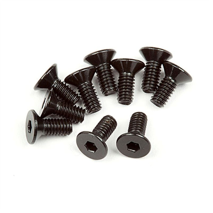 HPI Flat Head Screw M2.5x6mm Hex Socket (10) HPI107374