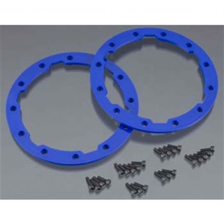 Traxxas Sidewall Protector Beadlock Style Blue (2) - 5666