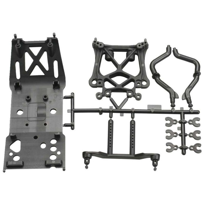 HPI Skid PlateBody MountShock Tower Set Savage X - HPI85234