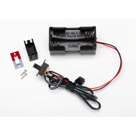 Traxxas Battery Holder 4-Cell On Off Switch - 3170X