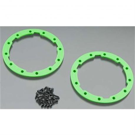 Traxxas Sidewall Protector Beadlock Style Green (2) - 5664