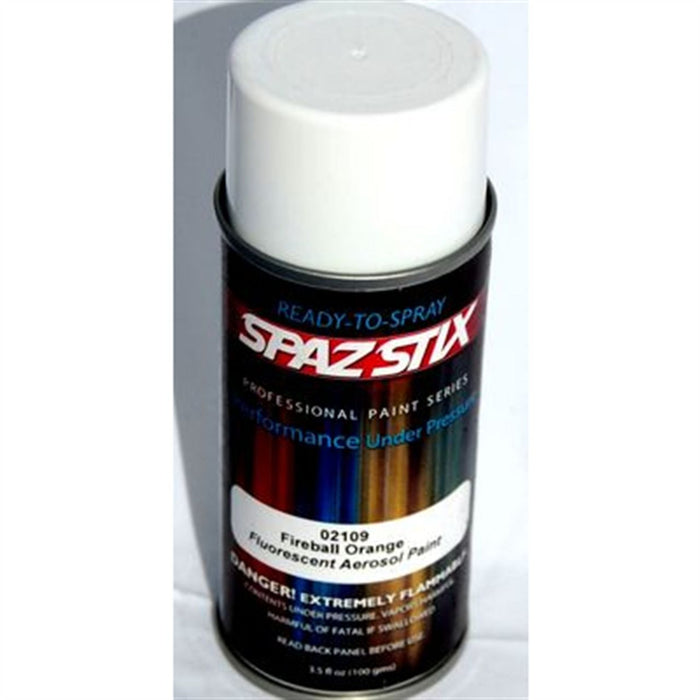 Spaz Stix Fireball Orange Fluorescent Aerosol Paint 3.5oz. - 02109