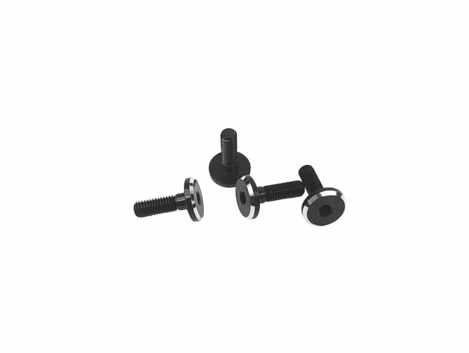 1UP Racing Servo Mounting Screws - 3mm Neck M3x8mm Thread (4) - 1UP80203