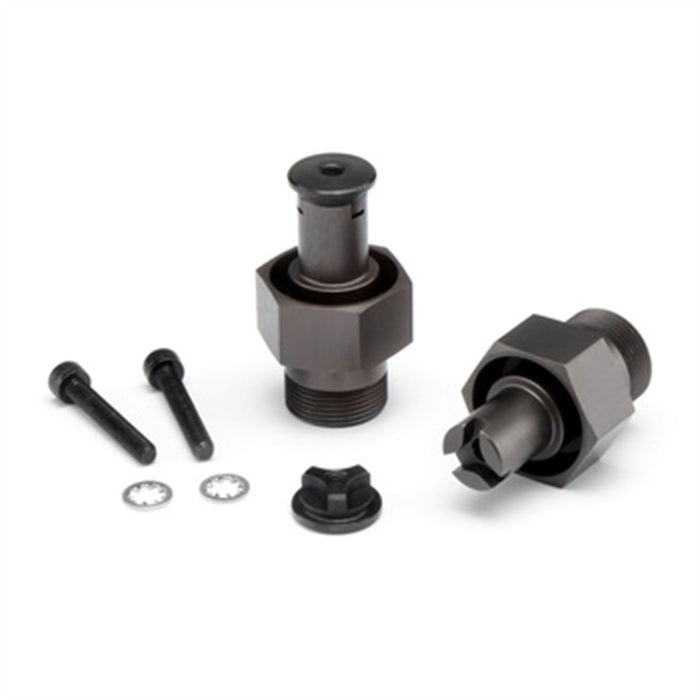 HPI HD Front Hex Hub 24mm Gunmetal (2) HPI105612