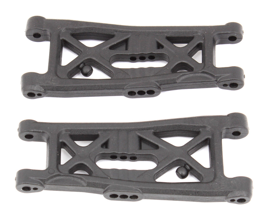 RC10B6 Factory Team Front Suspension Arms, Gull Wing, Carbon Fiber - ASC91872