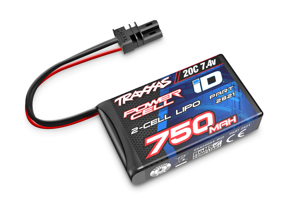 Traxxas TRX-4M 2S LiPo 750mAh 7.4V 20C Battery - 2821