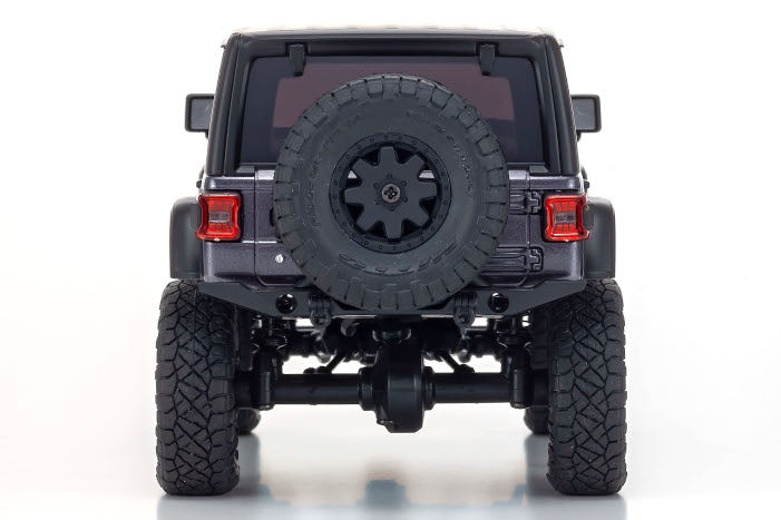 Kyosho Mini-Z 4x4 Jeep Wrangler Unlimited Rubicon Granite Crystal Metallic Readyset - KYO32521GM