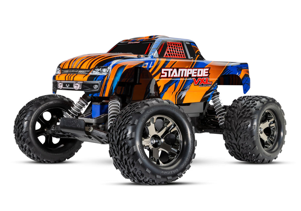 Traxxas Stampede VXL Brushless 1/10 RTR 2WD Monster Truck w/ Magnum 272R Transmission Orange - 36076-74-ORNG