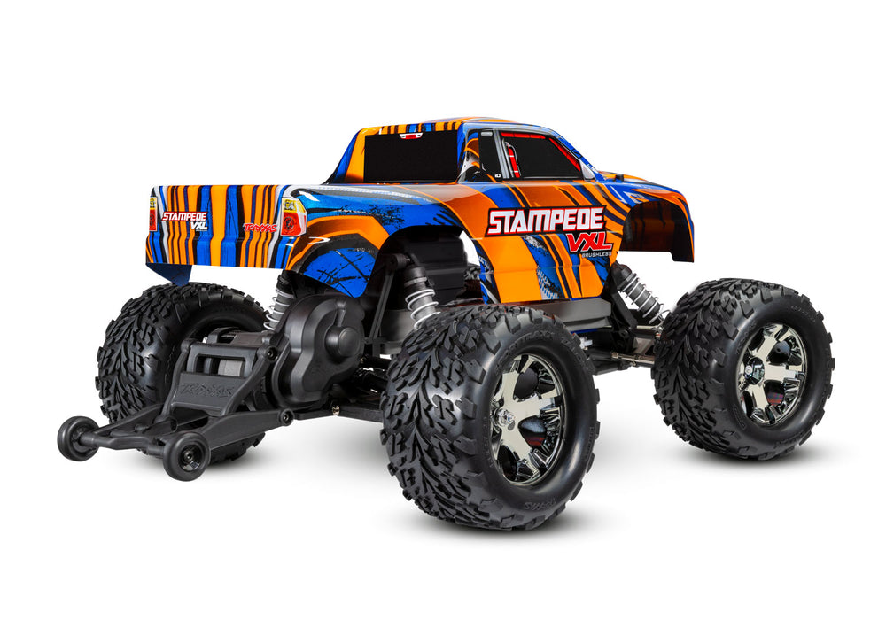 Traxxas Stampede VXL Brushless 1/10 RTR 2WD Monster Truck w/ Magnum 272R Transmission Orange - 36076-74-ORNG