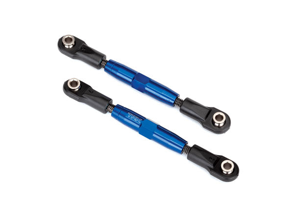 Traxxas 83mm TUBES Blue-Anodized 7075-T6 Aluminum Front Camber Links (2) - 3643X