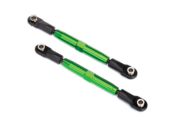 Traxxas 73mm TUBES Green-Anodized 7075-T6 Aluminum Rear Camber Links (2) - 3644G