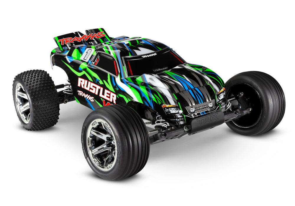 Traxxas Rustler VXL Brushless 1/10 RTR 2WD Stadium Truck w/ Magnum 272R Transmission (Green)