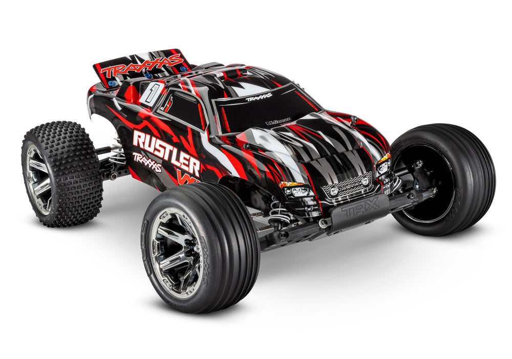 Traxxas Rustler VXL Brushless 1/10 RTR 2WD Stadium Truck w/ Magnum 272R Transmission (Red)