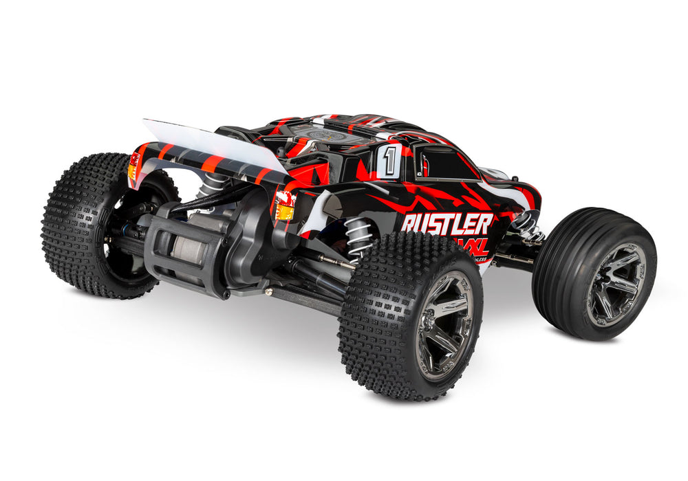 Traxxas Rustler VXL Brushless 1/10 RTR 2WD Stadium Truck w/ Magnum 272R Transmission (Red)