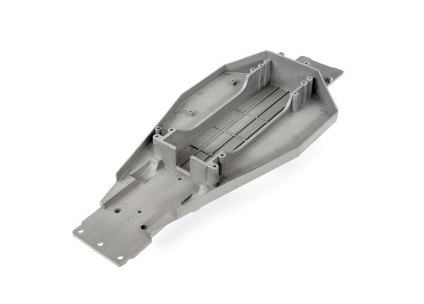 Traxxas Lower Grey 166mm Long Battery Compartment Chassis - 3722R