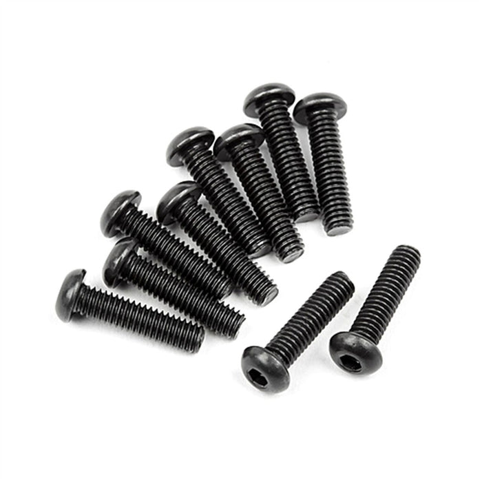 HPI Button Head Screw M2.5x10mm Hex Socket (10) HPI107373