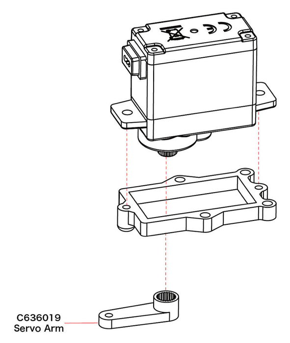 Panda Hobby 40T Servo Arm - PHTC63601940T