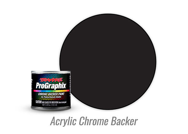 Traxxas ProGraphix Black Acrylic Chrome Backing Paint - 5044