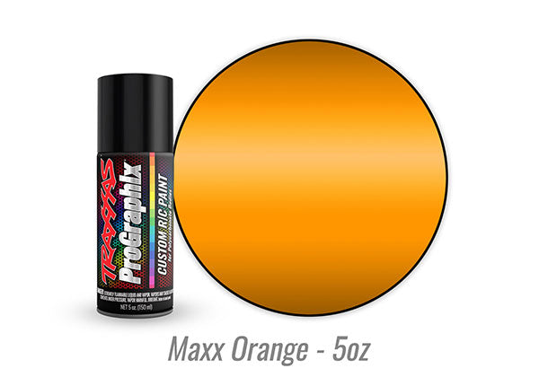 Traxxas ProGraphix R/C Polycarbonate Body Paint, Maxx Orange (5oz) - 5051