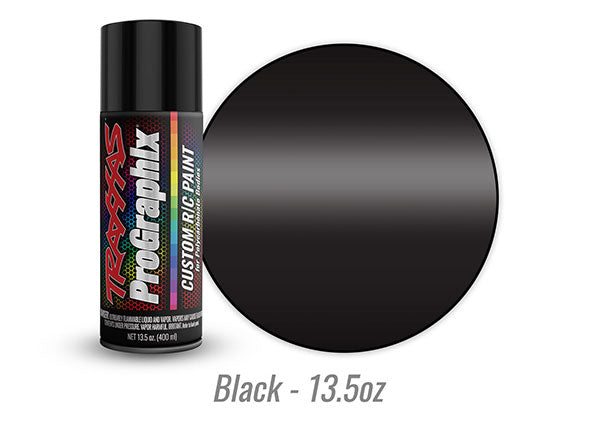 Traxxas ProGraphix R/C Polycarbonate Body Paint, Black (13.5oz) - 5055X