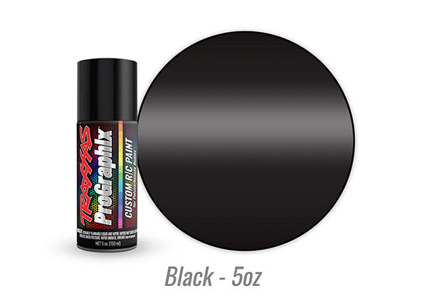Traxxas ProGraphix R/C Polycarbonate Body Paint, Black (5oz) - 5055