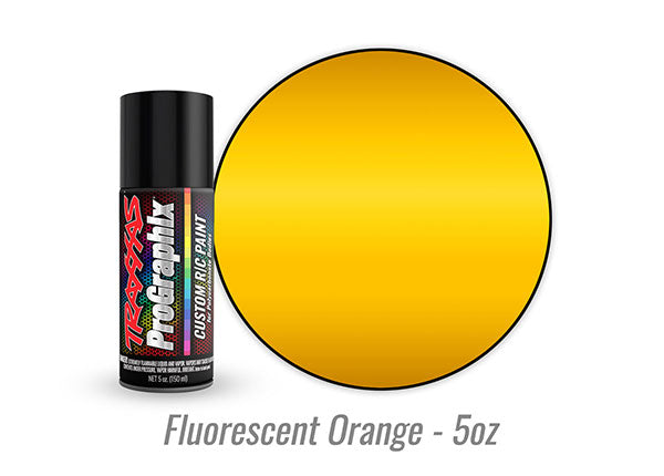 Traxxas ProGraphix R/C Polycarbonate Body Paint, Fluorescent Orange (5oz) - 5061