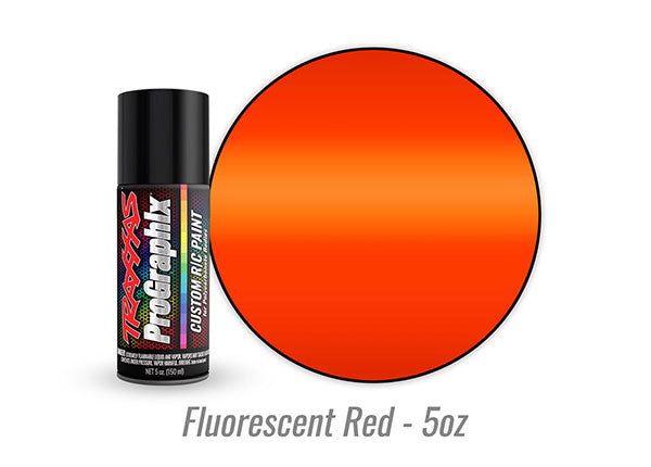 Traxxas ProGraphix R/C Polycarbonate Body Paint, Fluorescent Red (5oz) - 5067