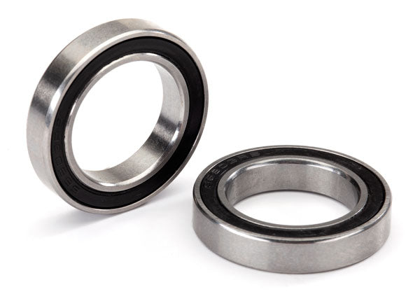 Traxxas Ball Bearing Black Rubber Sealed Stainless (2) - 5107X