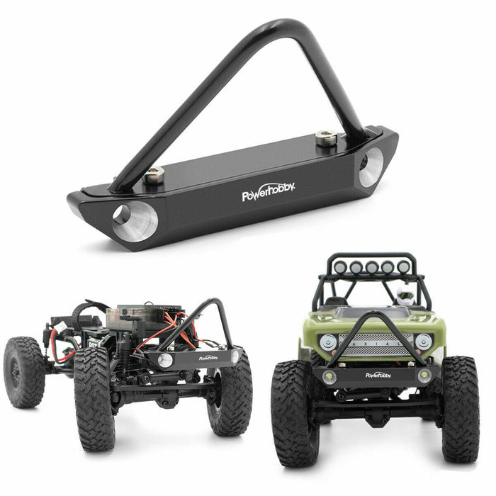 Power Hobby Axial SCX24 Deadbolt Jeep Aluminum Front Bumper - PHBPHSCX2408