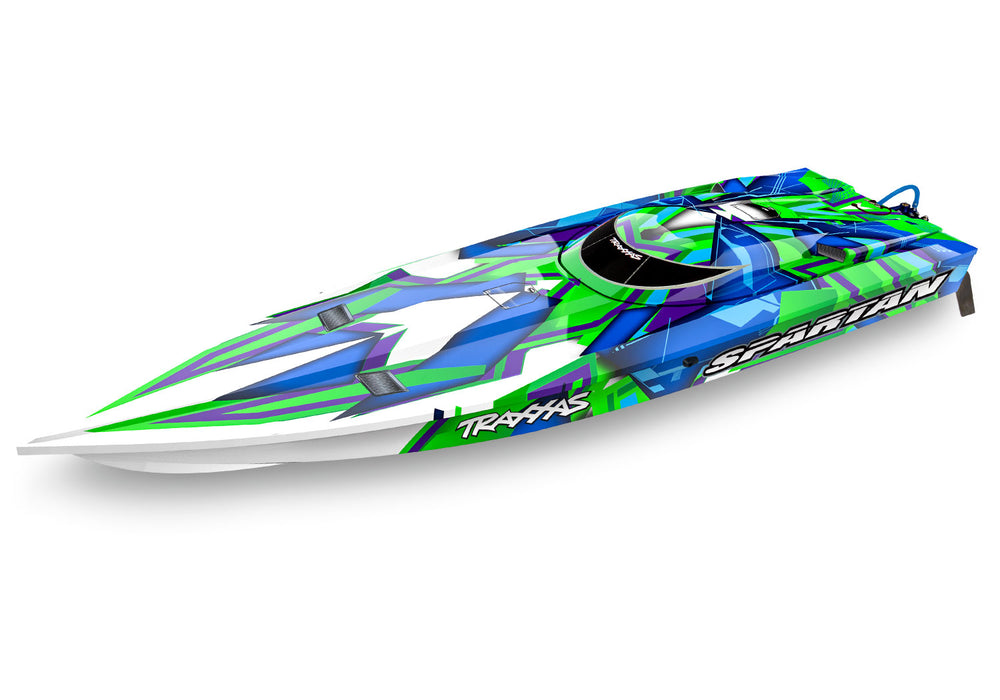 Traxxas Spartan Brushless 36-inch RTR Boat (Green) - 57076-4-GRNR