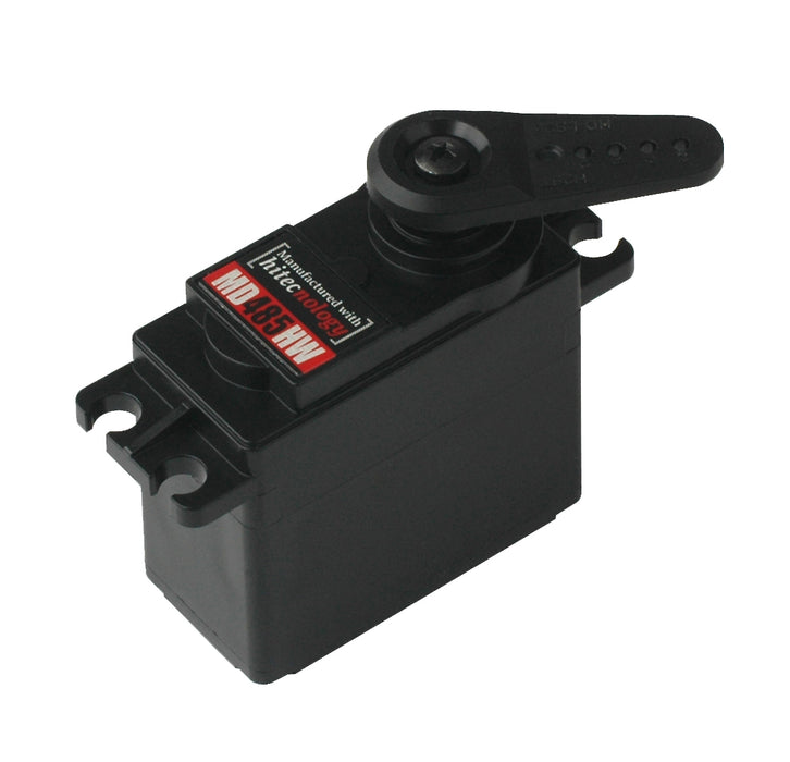 Hitec MD485HW Karbonite Gear Digital Servo, for No Prep Drag Racing - .15sec/103oz @ 7.4v - HRC40485S