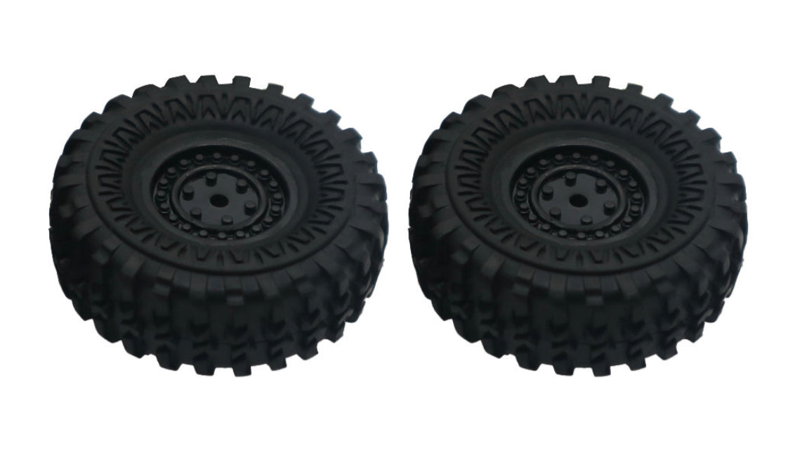 Panda Hobby Tires and Wheels, Mounted and Glued (1 Pair) - PHTBC636046
