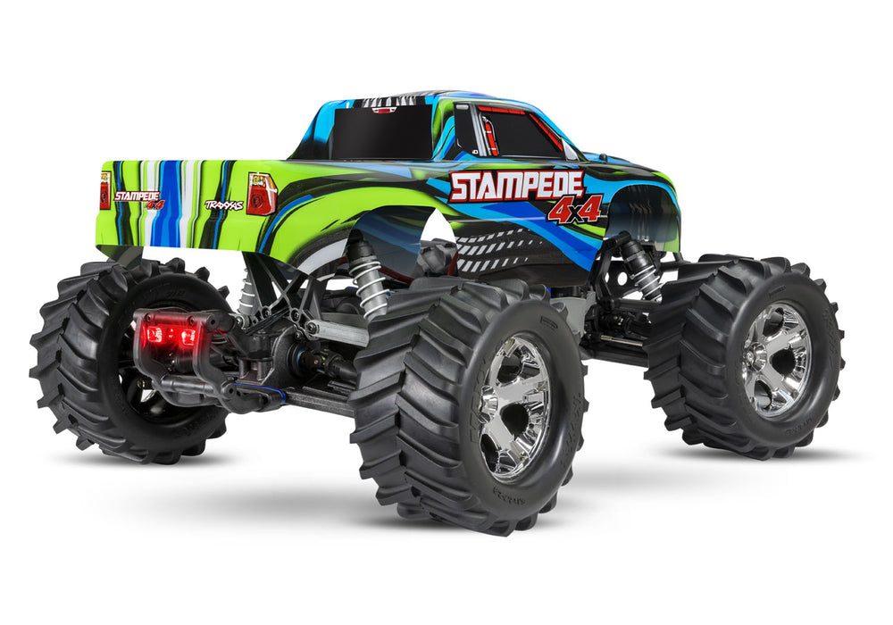 Traxxas Stampede 4x4 Monster Truck RTR w/ Lights & Battery & Charger (Blue)