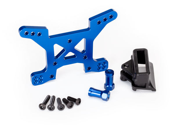 Traxxas Front 7075-T6 Blue-Anodized Aluminum Shock Tower - 6739X