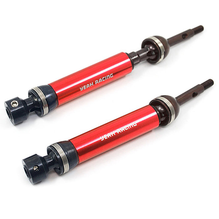 Yeah Racing HD Tool Steel Rear Universal Drive Shafts for Traxxas 1/10 Slash Stampede 4X4 Red - TRSL-015RRD