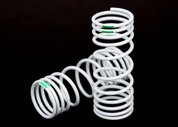 Traxxas Front Springs -10% Progressive Rate Green - 6862