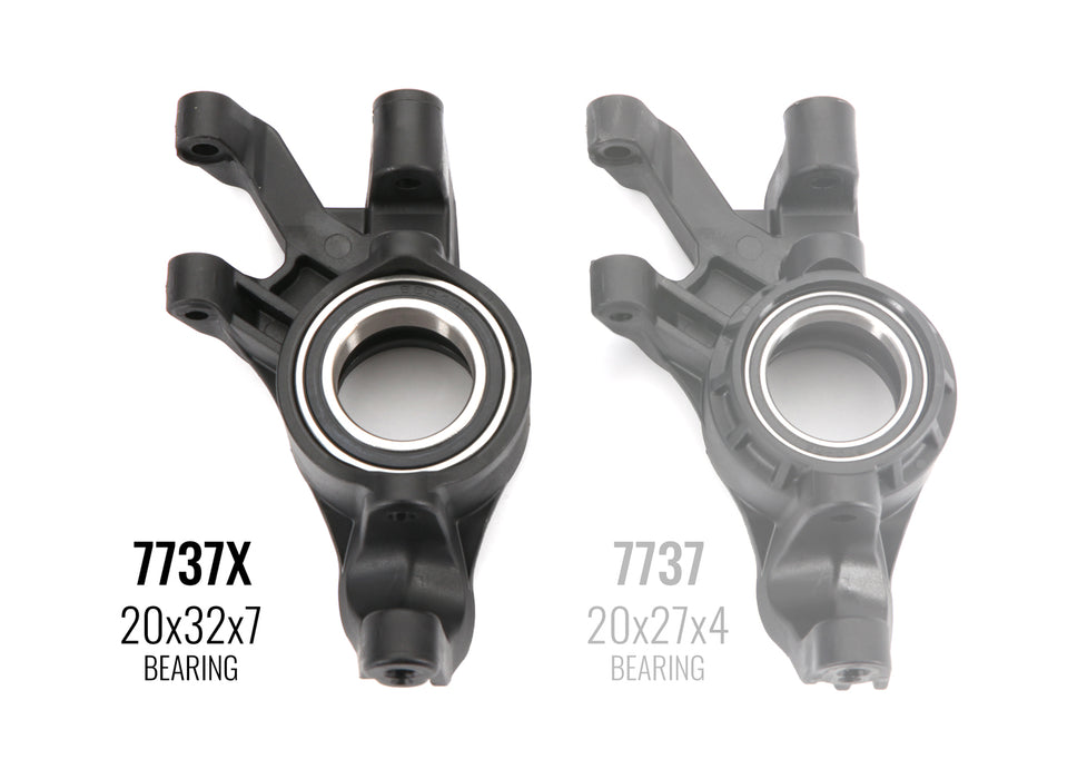 Traxxas X-Maxx Steering Blocks Left/Right (for 20x32x7 bearings) - 7737X