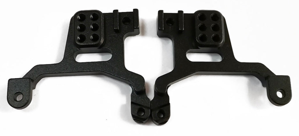 Panda Hobby Aluminum Alloy Front Shock Towers Black (2pcs) - PHTOPC636036BL