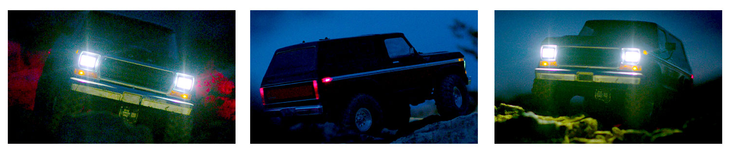 Traxxas TRX-4 Ford Bronco Complete LED Light Set - 8035A