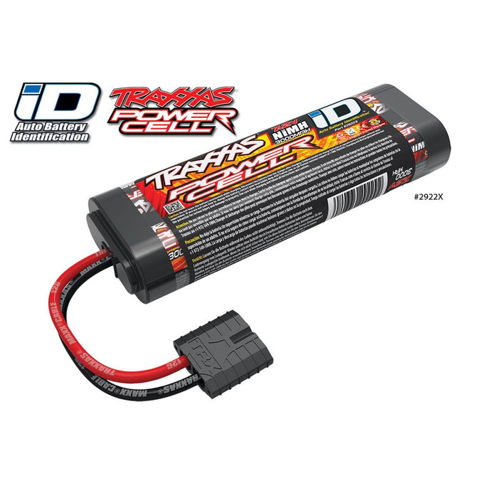 Traxxas 3000mAh 7.2V 6C Flat NiMH with Auto Battery iD - 2922X