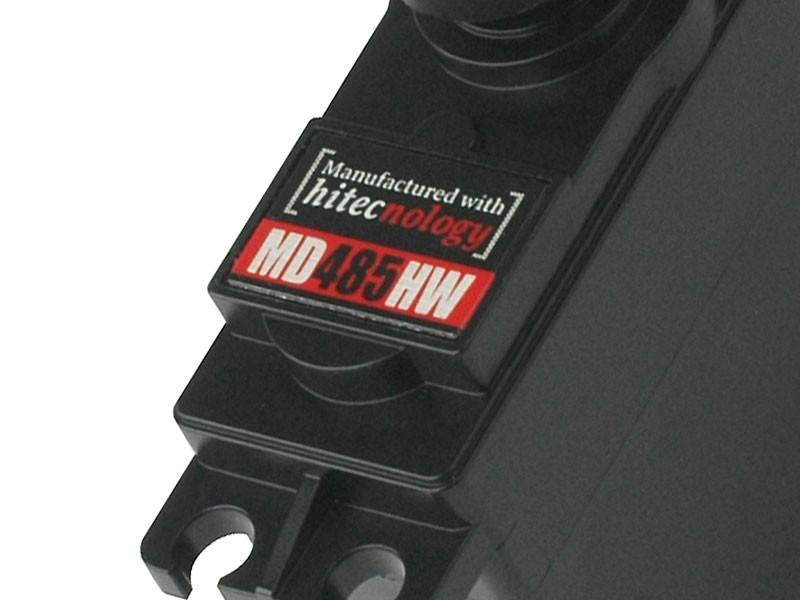 Hitec MD485HW Karbonite Gear Digital Servo, for No Prep Drag Racing - .15sec/103oz @ 7.4v - HRC40485S