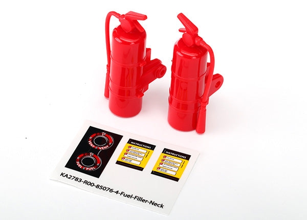 Traxxas Red Fire Extinguishers (2) - 8422