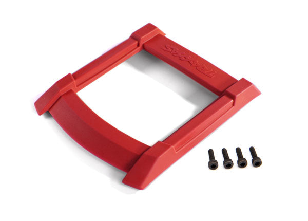 Traxxas Skid Plate Roof Body Red with 3X12mm CS (4) - 8917R