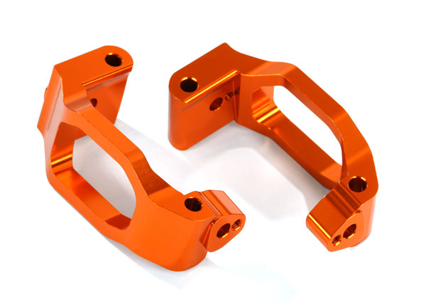 Traxxas Caster Blocks C-Hubs 6061-T6 Anodized Aluminum Orange - 8932A