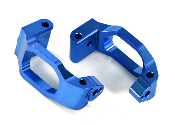 Traxxas Caster Blocks (C-Hubs) 6061-T6 Anodized Aluminum Blue - 8932X