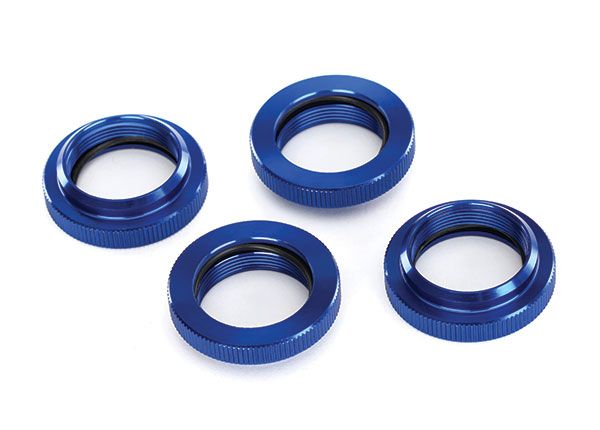 Traxxas GTX Shock Spring Retainer Adjusters with O-Rings - 7767
