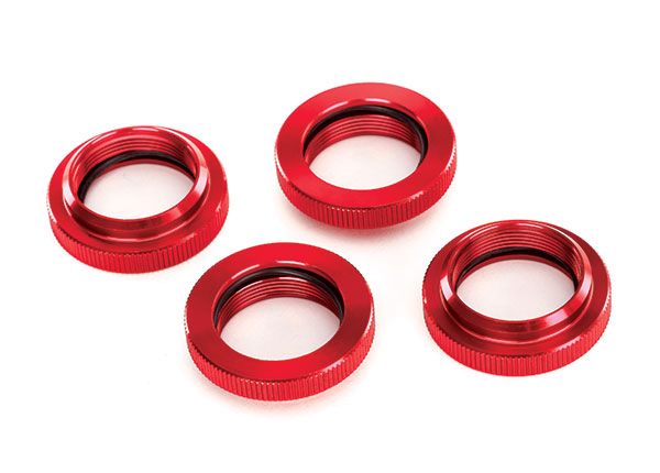 Traxxas GTX Shock Spring Retainer Adjusters with O-Rings - 7767R