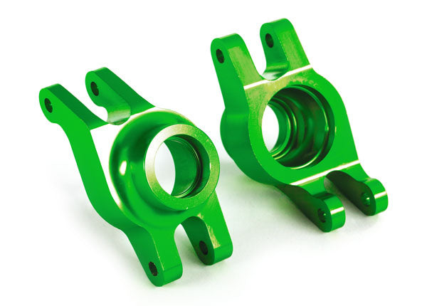 Traxxas Carriers Stub Axle Green-Anodized Rear (2) - 8952G
